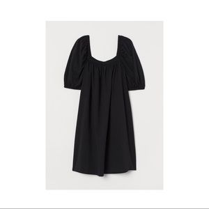 H&M Puff Sleeve Black Dress
